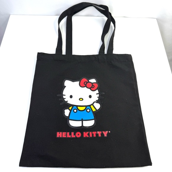 Sanrio Hello Kitty x Forever 21 Black Tote Bag NEW - Picture 2 of 8